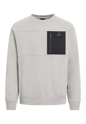Bench. Sweater MARTON Grau/Beige/Khaki/Hellgrau