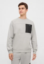 Bench. Sweater MARTON Grau/Beige/Khaki/Hellgrau