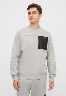 Bench. Sweater MARTON Grau/Beige/Khaki/Hellgrau