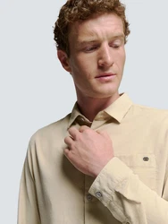 No Excess Hemd Cordhemd Khaki/Beige