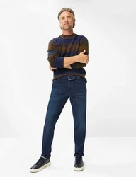EUREX by BRAX Bequeme Jeans Style THILO Dunkelblau/Blau
