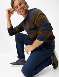 EUREX by BRAX Bequeme Jeans Style THILO Dunkelblau/Blau