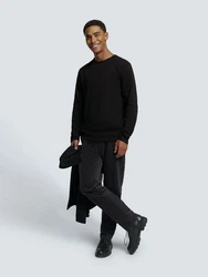 NO EXCESS T-Shirt Langarmshirt Schwarz