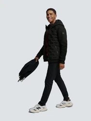 NO EXCESS Softshelljacke mit Kapuze Schwarz