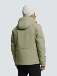NO EXCESS Softshelljacke Khaki/Dunkelgrün/Grün