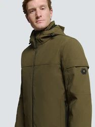NO EXCESS Softshelljacke Dunkelgrün/Khaki