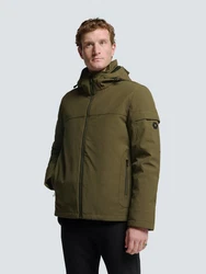 NO EXCESS Softshelljacke Dunkelgrün/Khaki