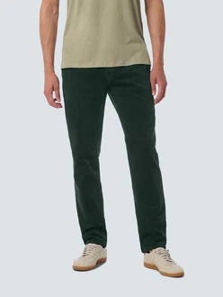 NO EXCESS Chinohose Cordhose Dunkelgrün/Grün