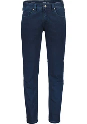BISON 5-Pocket Jeans Dunkelblau/Hellblau/Blau