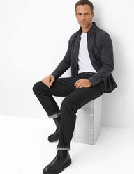EUREX by BRAX 5-Pocket Jeans Style LUKE TT Dunkelblau/Schwarz