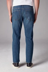 Next Slim-fit-Jeans Klassische Stretch-Jeans Blau/Hellblau
