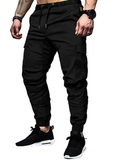 JMIERR Cargohose Herren Schwarz/Khaki