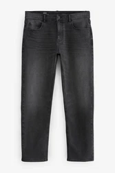 Next Straight-Jeans Straight-Fit Stretch-Jeans mit Gürtel 