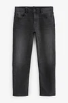 Next Straight-Jeans Straight-Fit Stretch-Jeans mit Gürtel Dunkelgrau/Grau/Schwarz/Hellgrau
