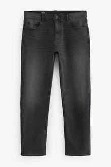 Next Straight-Jeans Straight-Fit Stretch-Jeans mit Gürtel 
