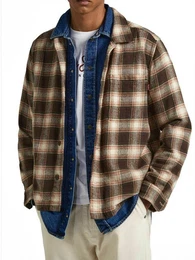 Langarmhemd Regular Fit Flanellhemd - Chaendler Trail
