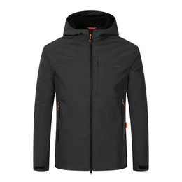 Softshelljacke Herren Jacke Mads mit Fleecefutter und angeschnittener Kapuze