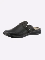 MUBB Clog Sandalette Schwarz/Braun/Dunkelbraun/Beige