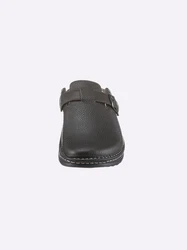 MUBB Clog Sandalette Schwarz/Braun/Dunkelbraun/Beige