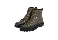 Strellson Herren Stiefel Ravenscourt Nimonico Dunkelgrün/Braun
