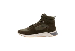 Strellson Herren Sneaker Flex Cross Kilburn Hi Dunkelgrün/Khaki
