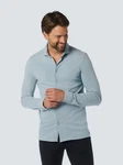 NO EXCESS Langarmhemd Blau/Hellblau/Grau