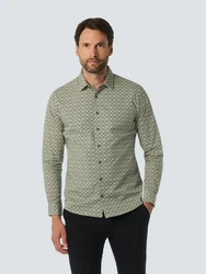 No Excess Hemd mit Minimalprint 