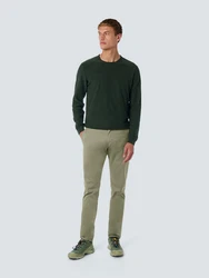 NO EXCESS Chinohose Khaki/Dunkelgrün