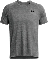 Under Armour T-Shirt UA Tech Textured SS (1382796) Dunkelgrau/Hellgrau/Grau/Rot