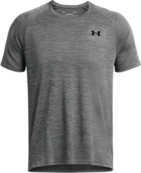Under Armour T-Shirt UA Tech Textured SS (1382796) Dunkelgrau/Hellgrau/Grau/Rot