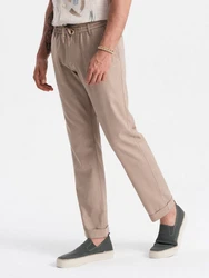 OMBRE Chinohose Chino-Hose Herren Beige/Khaki