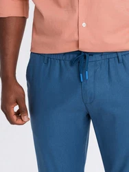 OMBRE Chinohose Chino-Hose Herren Rosa/Orange