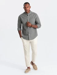 OMBRE Chinohose Chino-Hose Herren Khaki