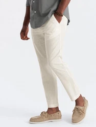 OMBRE Chinohose Chino-Hose Herren Khaki