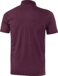 HENSON&HENSON Poloshirt Superweiches Jersey-Gewebe Dunkelrot/Lila/Bordeaux