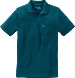 HENSON&HENSON Poloshirt Superweiches Jersey-Gewebe Türkis/Hellblau/Grün/Blau
