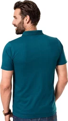 HENSON&HENSON Poloshirt Superweiches Jersey-Gewebe Türkis/Hellblau/Grün/Blau
