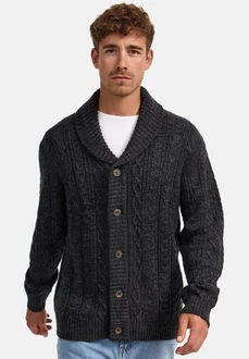 Indicode Sweatjacke INIlterly Dunkelgrau/Grau/Schwarz