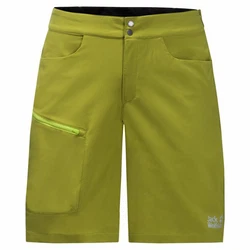 Jack Wolfskin Tourer Shorts Herren Grün/Neonfarben