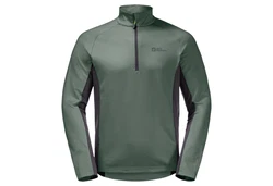 Jack Wolfskin Fleecepullover Morobbia Hz Grün/Dunkelgrün/Hellgrün