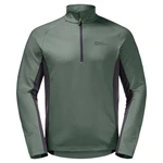 Jack Wolfskin Fleecepullover Morobbia Hz Grün/Dunkelgrün/Hellgrün