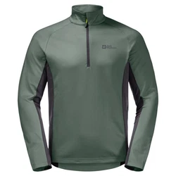 Jack Wolfskin Fleecepullover Morobbia Hz Grün/Dunkelgrün/Hellgrün