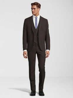 SteffenKlein Anzug Slim-Fit Dunkelgrün/Khaki