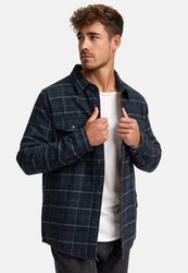 Indicode Winterjacke Henderson Dunkelblau/Blau/Hellblau