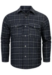 Indicode Winterjacke Henderson Dunkelblau/Blau/Hellblau