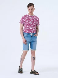 Miracle of Denim Jeansbermudas Tom Shorts Hellblau/Blau