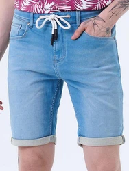 Miracle of Denim Jeansbermudas Tom Shorts Hellblau/Blau