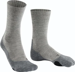FALKE Funktionssocken TK2 Explore Wool Hellgrau/Dunkelgrau/Grau/Beige/Braun