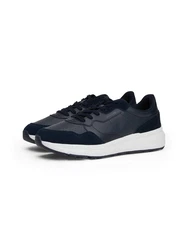 Tommy Hilfiger FASTON LTH MIX Keilsneaker Dunkelblau/Blau