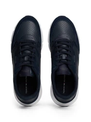 Tommy Hilfiger FASTON LTH MIX Keilsneaker Dunkelblau/Blau